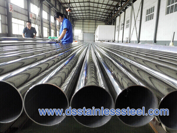 polished stainless steel tubing