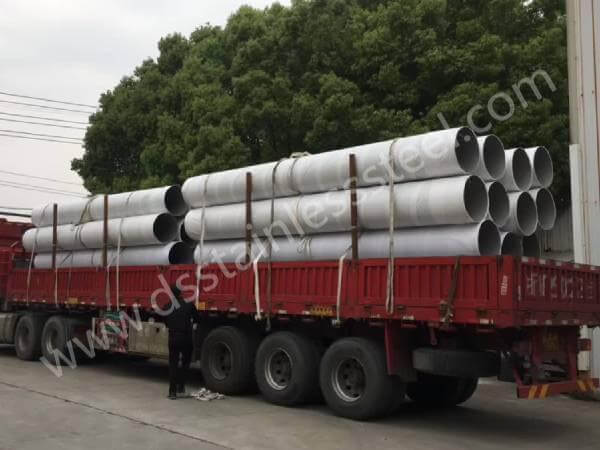 ASTM A409 Welded Large Diameter Steel Pipe 304 304L, 316 316L, 321